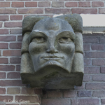 Vrouwenkop. Hoek Copernicusstraat- Pythagorasstraat. A.J. Remiëns.
<br/>
Corrie Groen- Pickhard, 2015-06-05